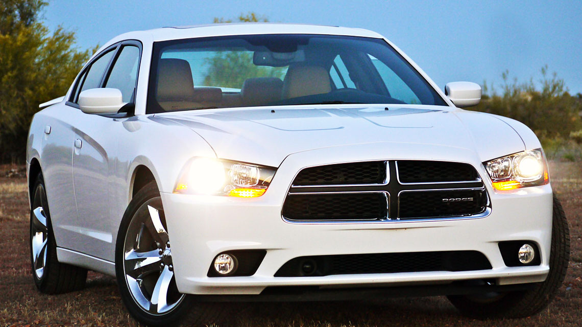 all white dodge charger